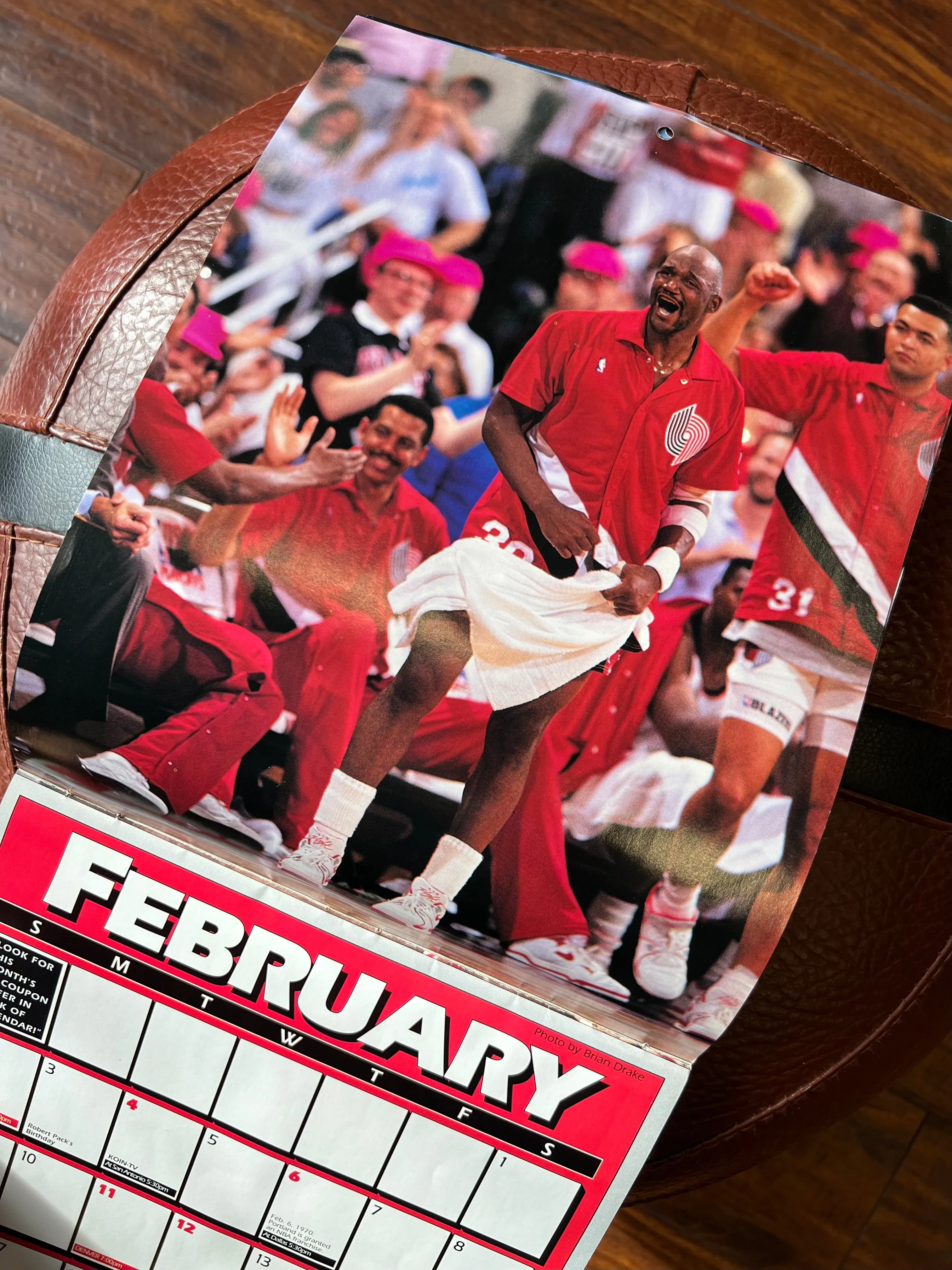 Blazers 1991-92 Calendar