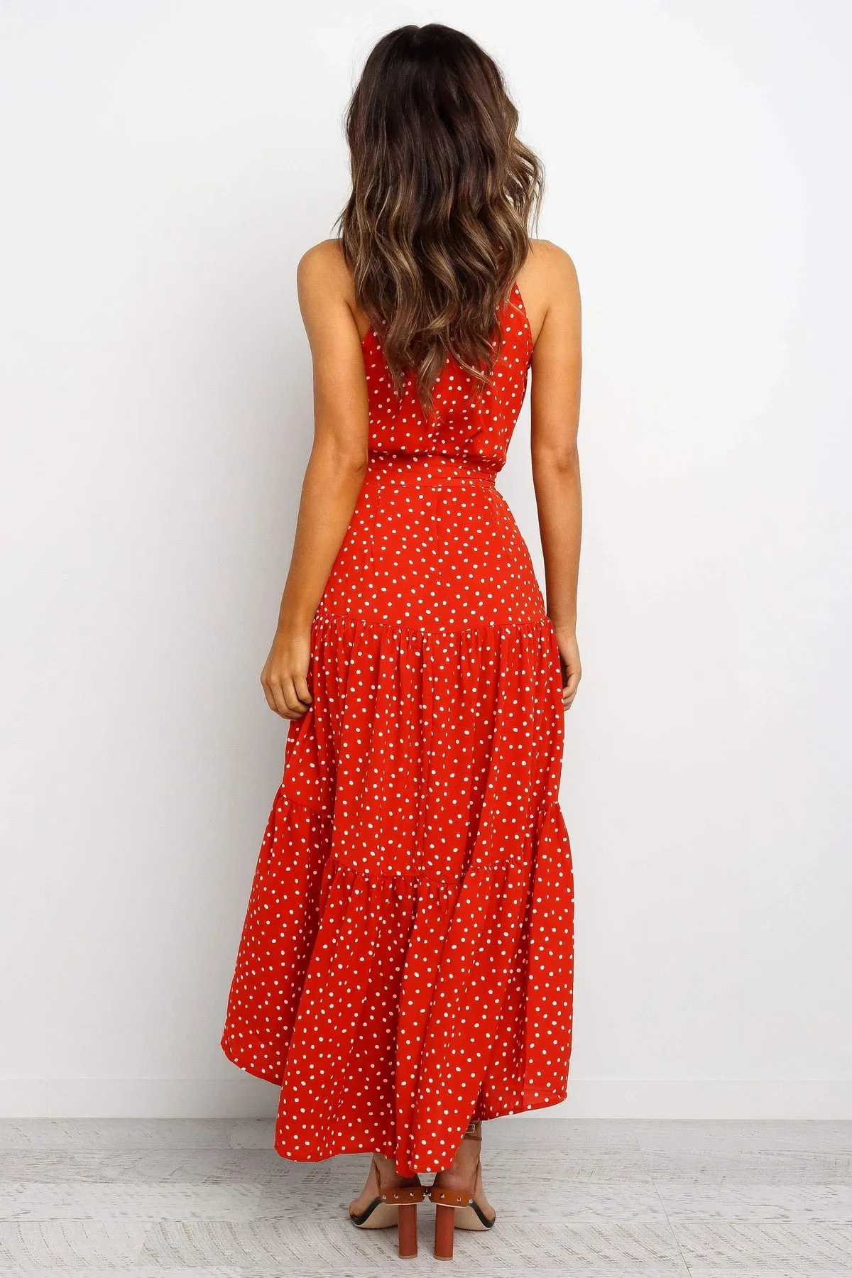 Boho Chic Halter Maxi Dress