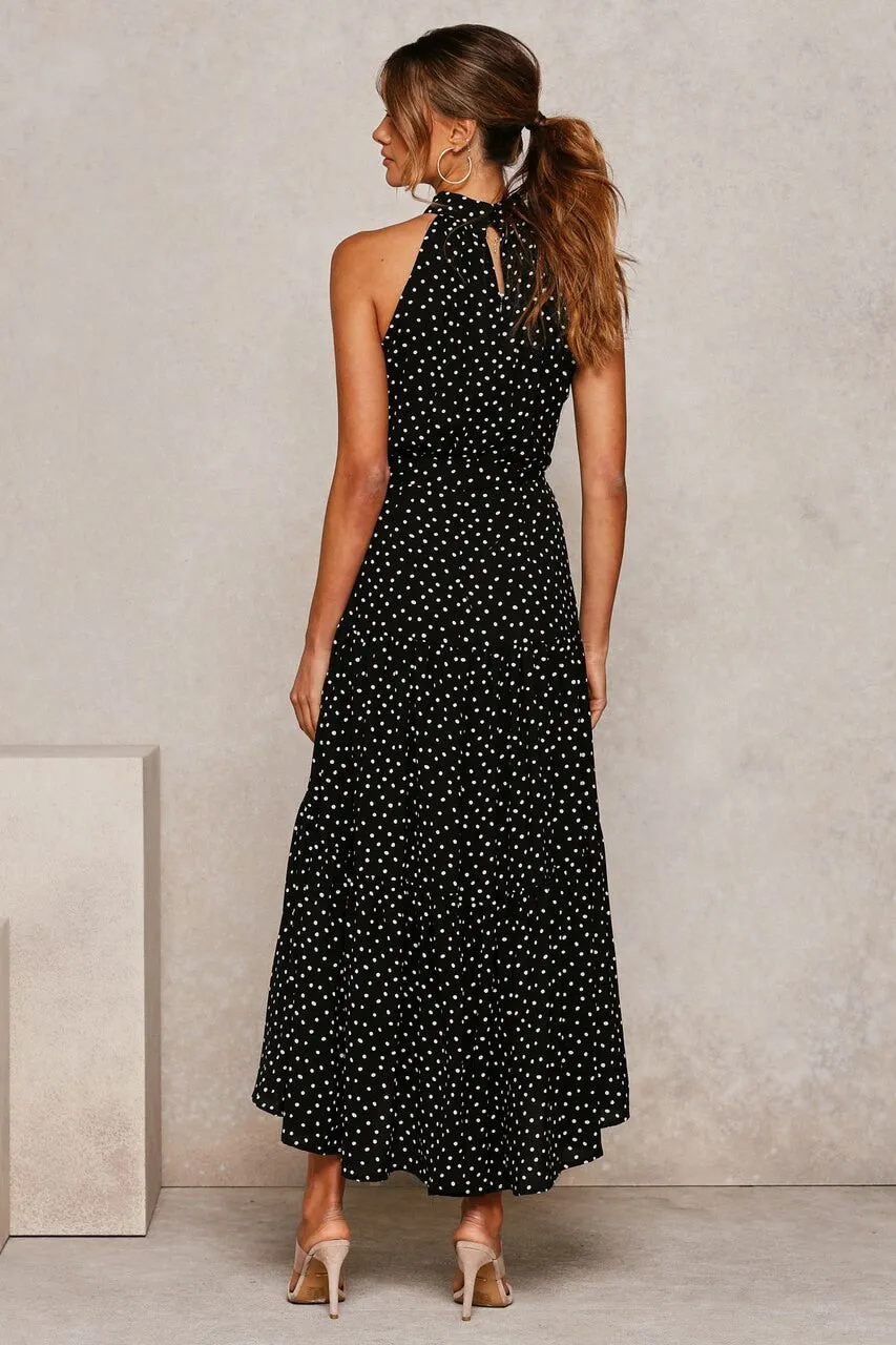Boho Chic Halter Maxi Dress