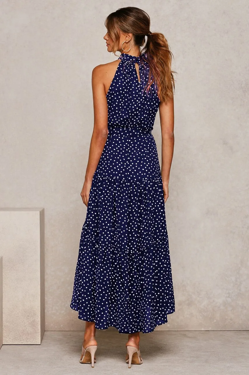 Boho Chic Halter Maxi Dress