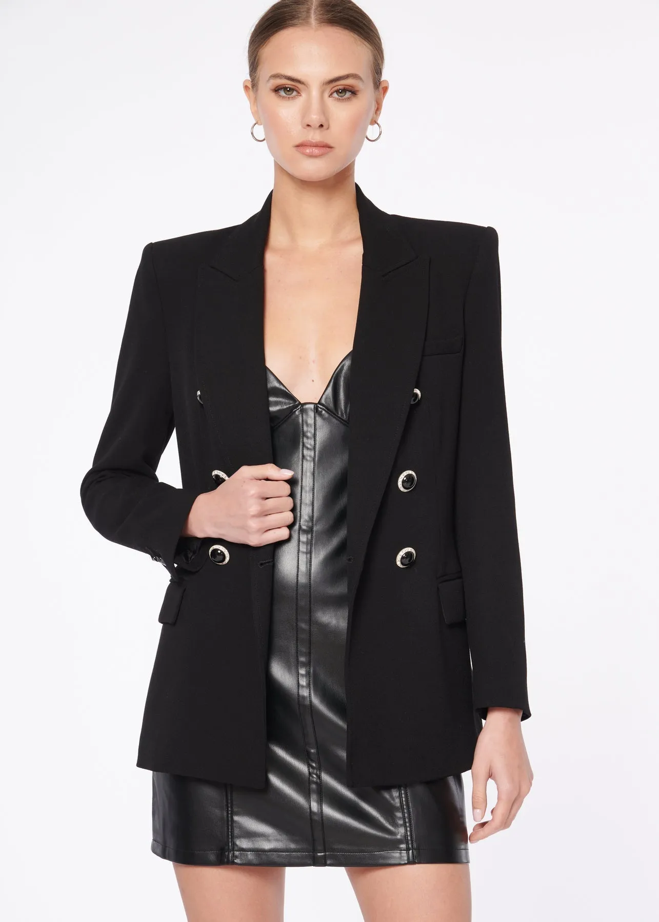 BRUNA BLAZER - BLACK