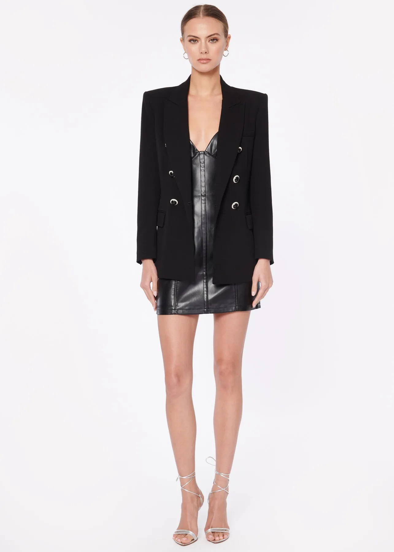 BRUNA BLAZER - BLACK