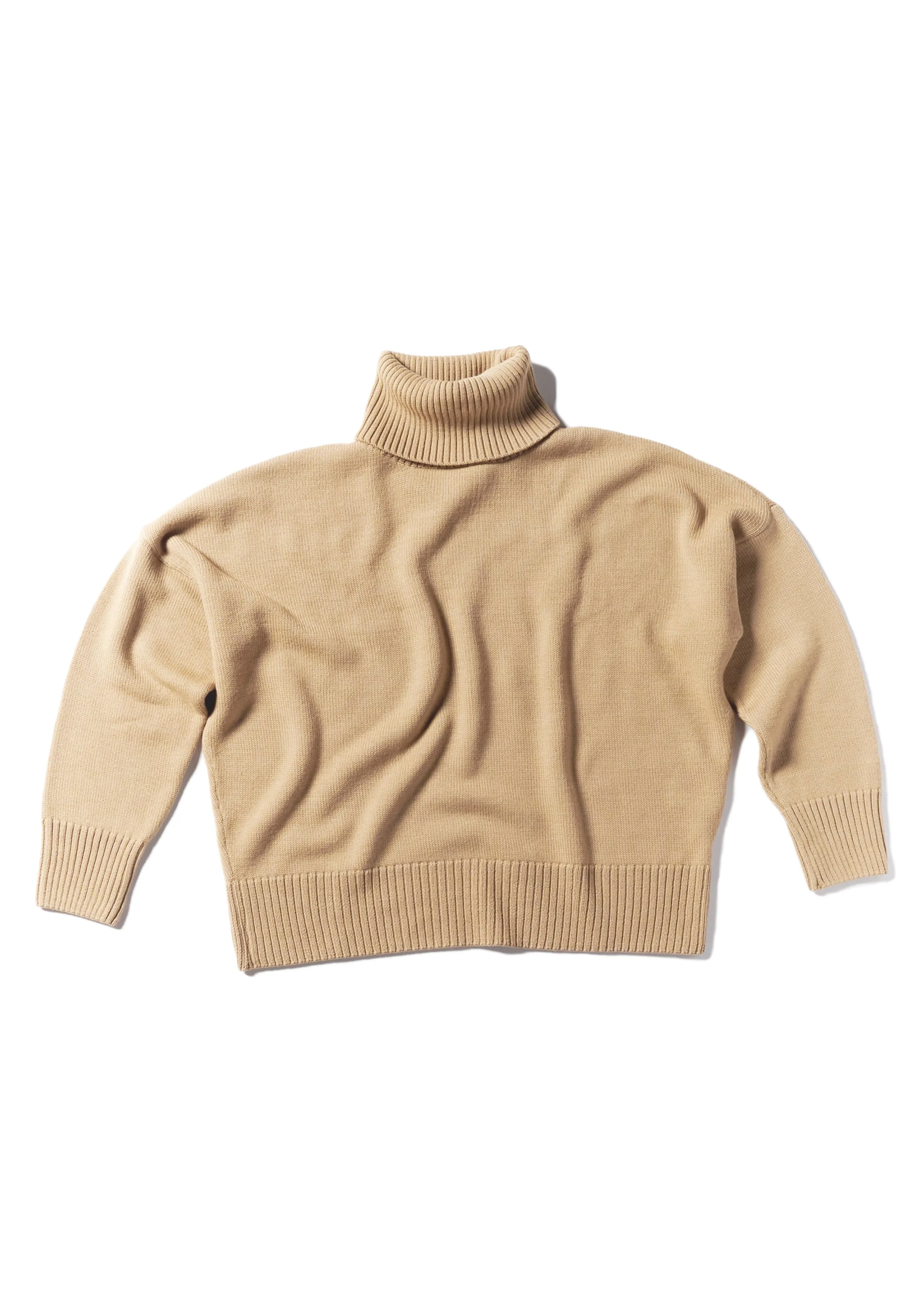 CAMEL HEAVY ROLL NECK
