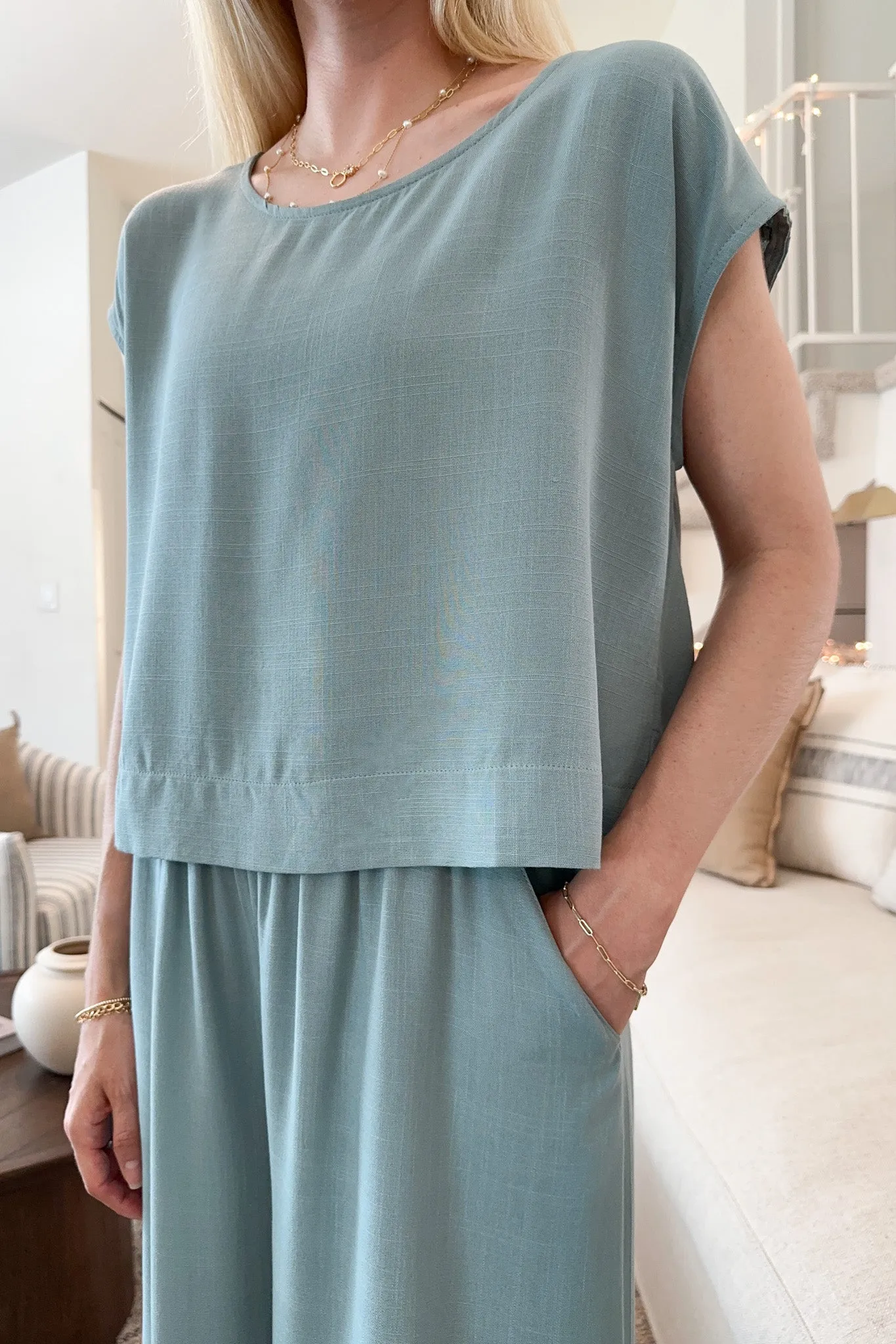 Caribbean Nights Flowy Top