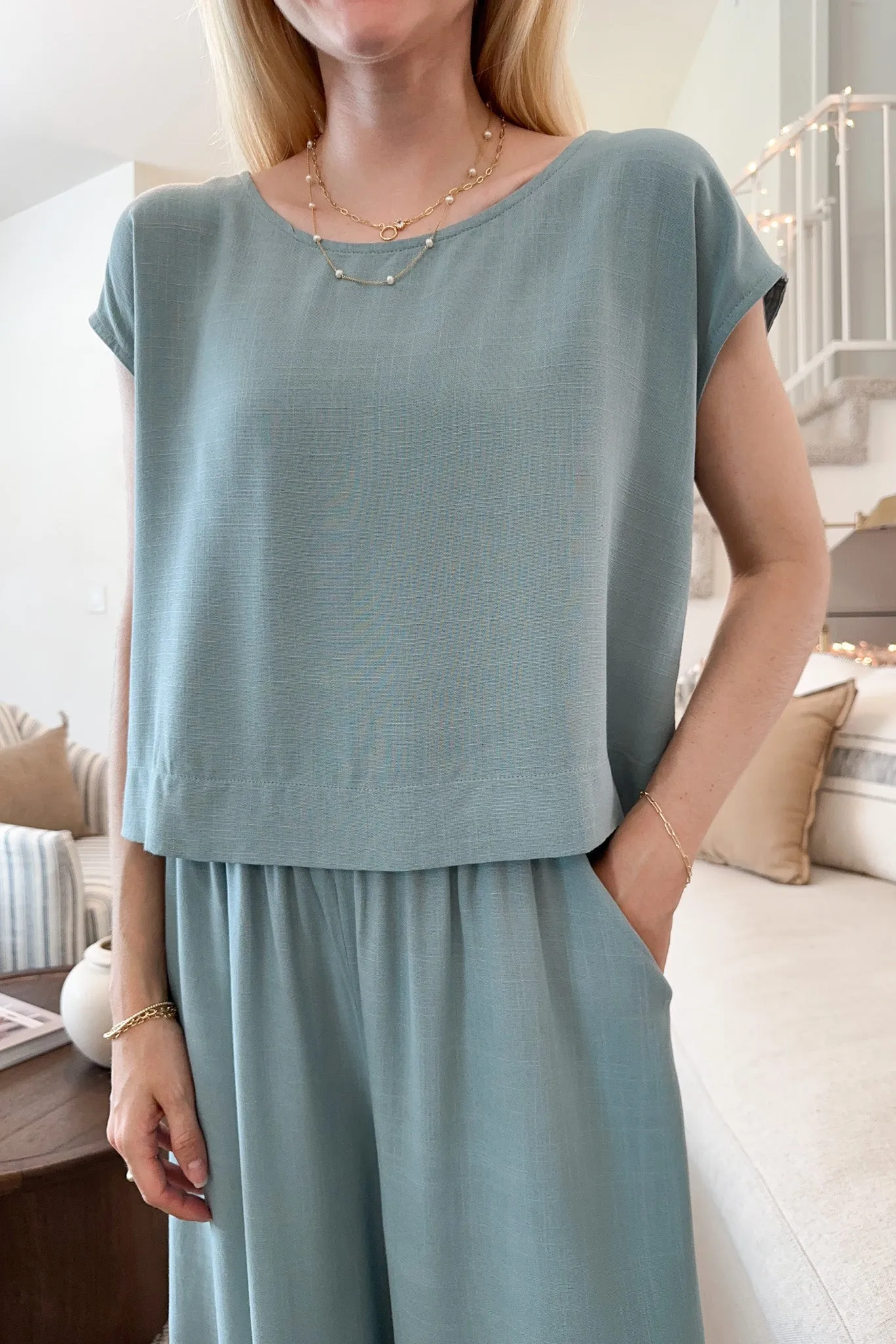 Caribbean Nights Flowy Top