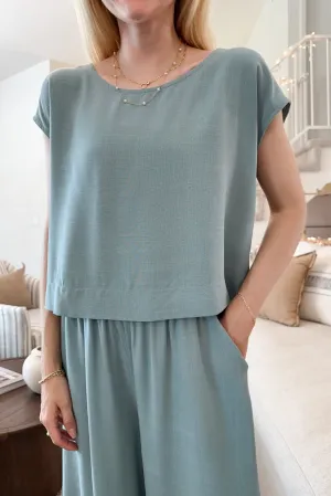 Caribbean Nights Flowy Top