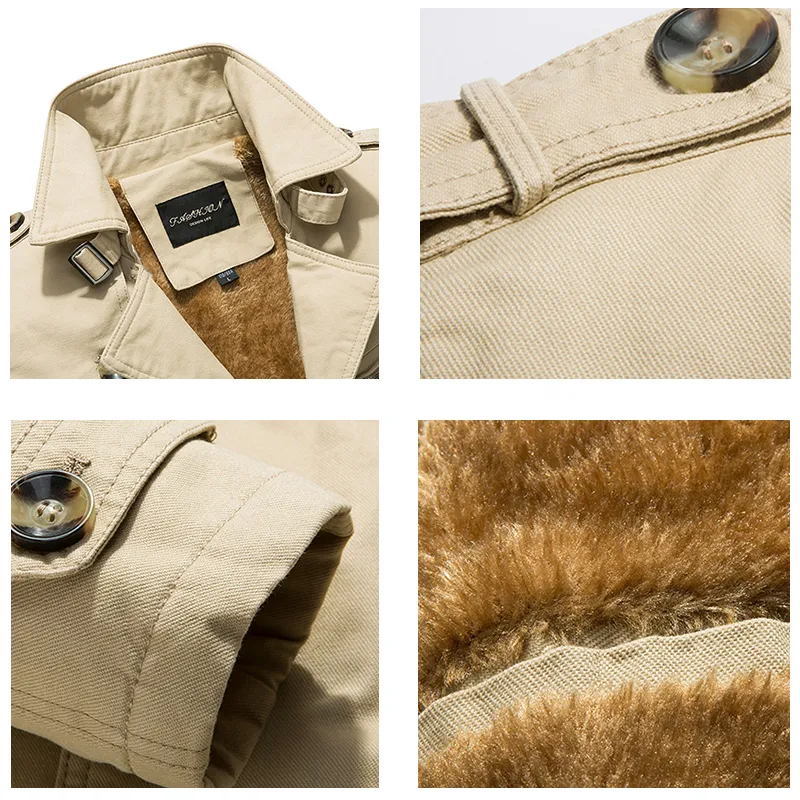 Casual Plus Size Men Windbreaker Jacket