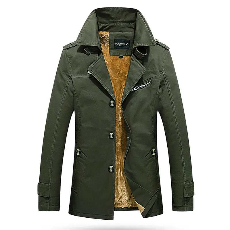 Casual Plus Size Men Windbreaker Jacket