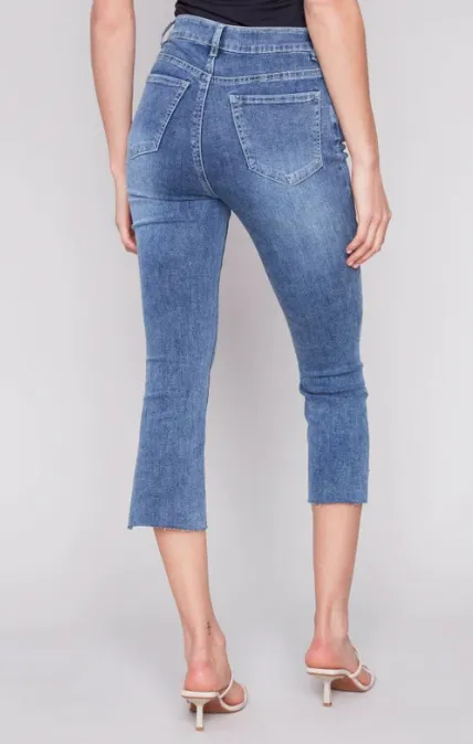 Charlie B. Asymmetrical Beach Blue Jeans
