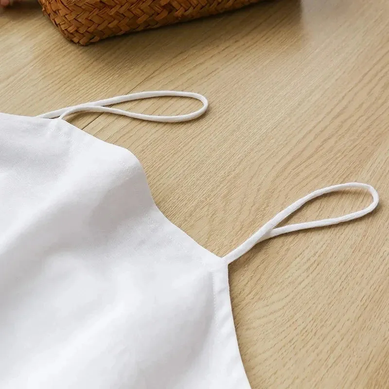 Chic Casual Linen Sexy Sleeveless Dress