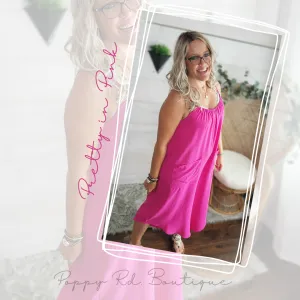City Slicker Fuschia Romper by Oddi S- L * on sale
