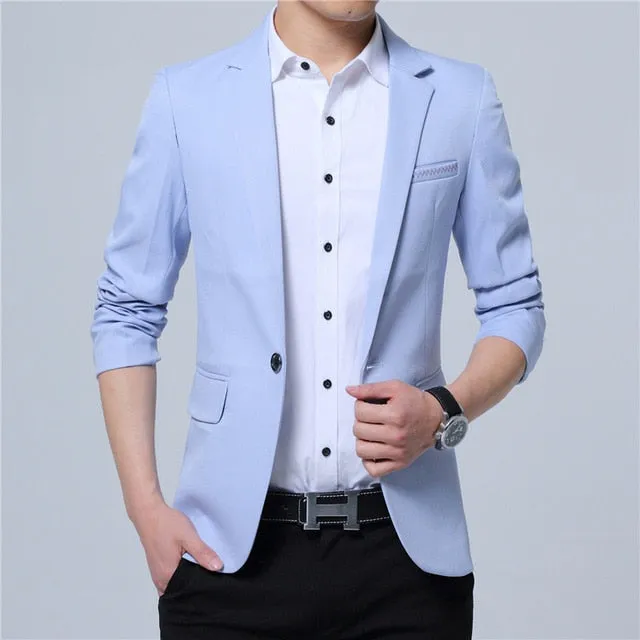 Designer Outerwear Slim Fit Men Jacket