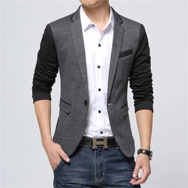 Designer Outerwear Slim Fit Men Jacket