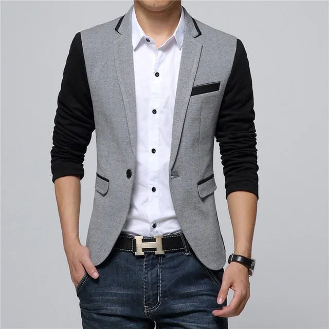 Designer Outerwear Slim Fit Men Jacket