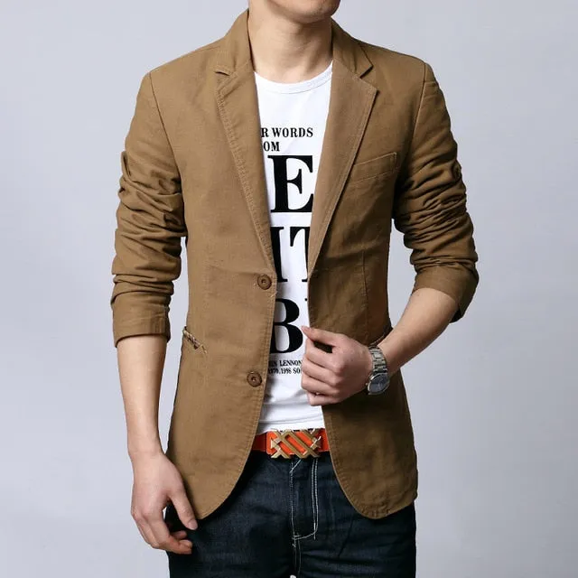 Designer Outerwear Slim Fit Men Jacket