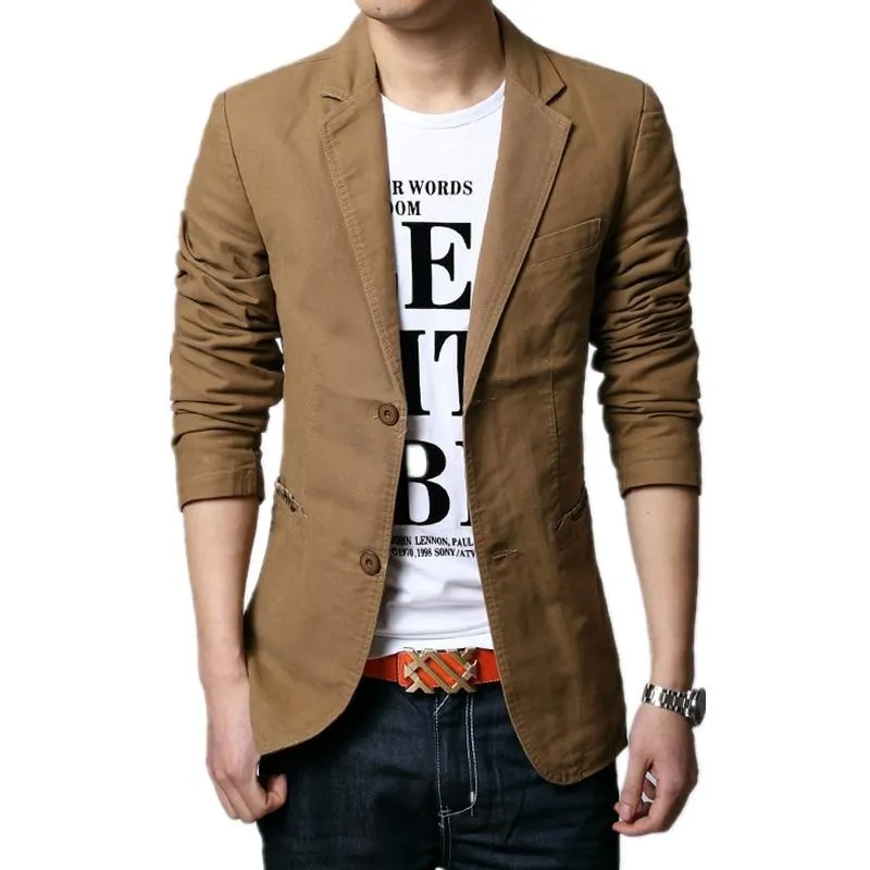 Designer Outerwear Slim Fit Men Jacket