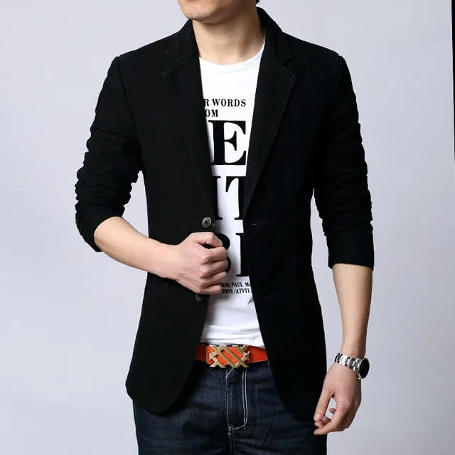 Designer Outerwear Slim Fit Men Jacket