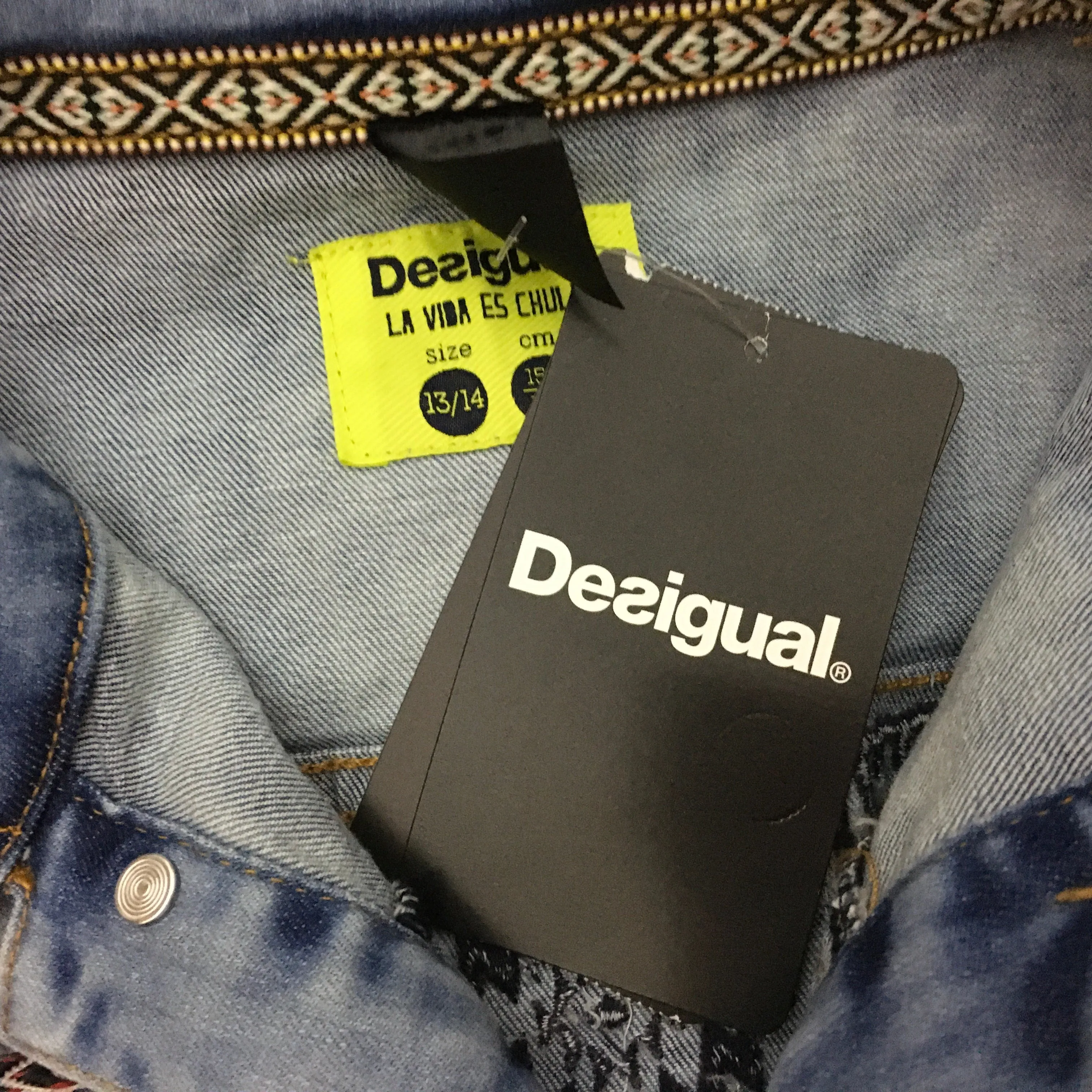 Desigual Boys' Denim Embroidered  Jacket