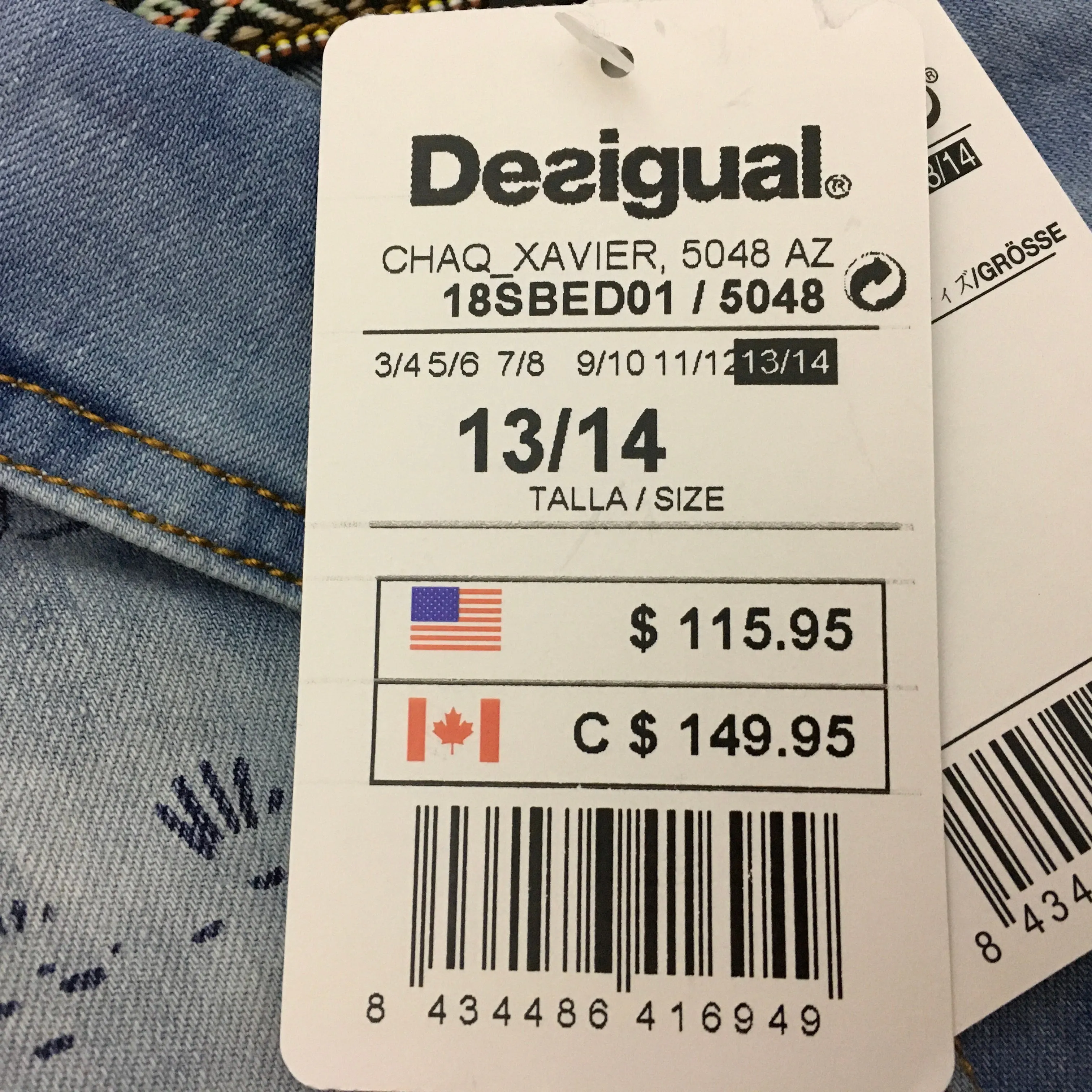 Desigual Boys' Denim Embroidered  Jacket