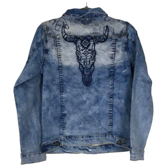 Desigual Boys' Denim Embroidered  Jacket