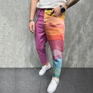Fashion Trend Street Loose Casual Printed Pants