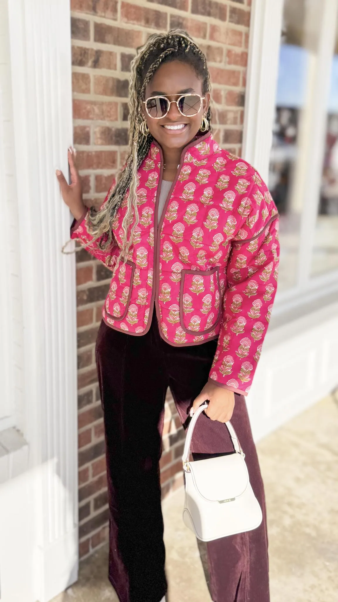 Floral Quilted Jacket