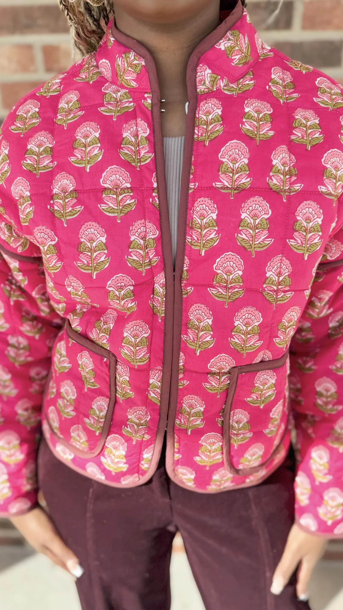 Floral Quilted Jacket