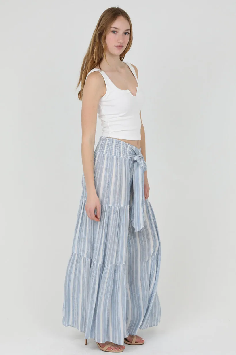 Flowy Blue Wide Leg Pant