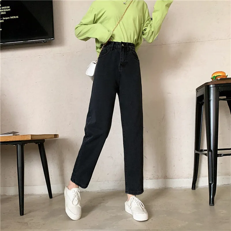 Flytonn-cute winter outfits casual winter outfits christmas outfit party look inspos High Waist Ankle Leg Slim Long Jeans Pants