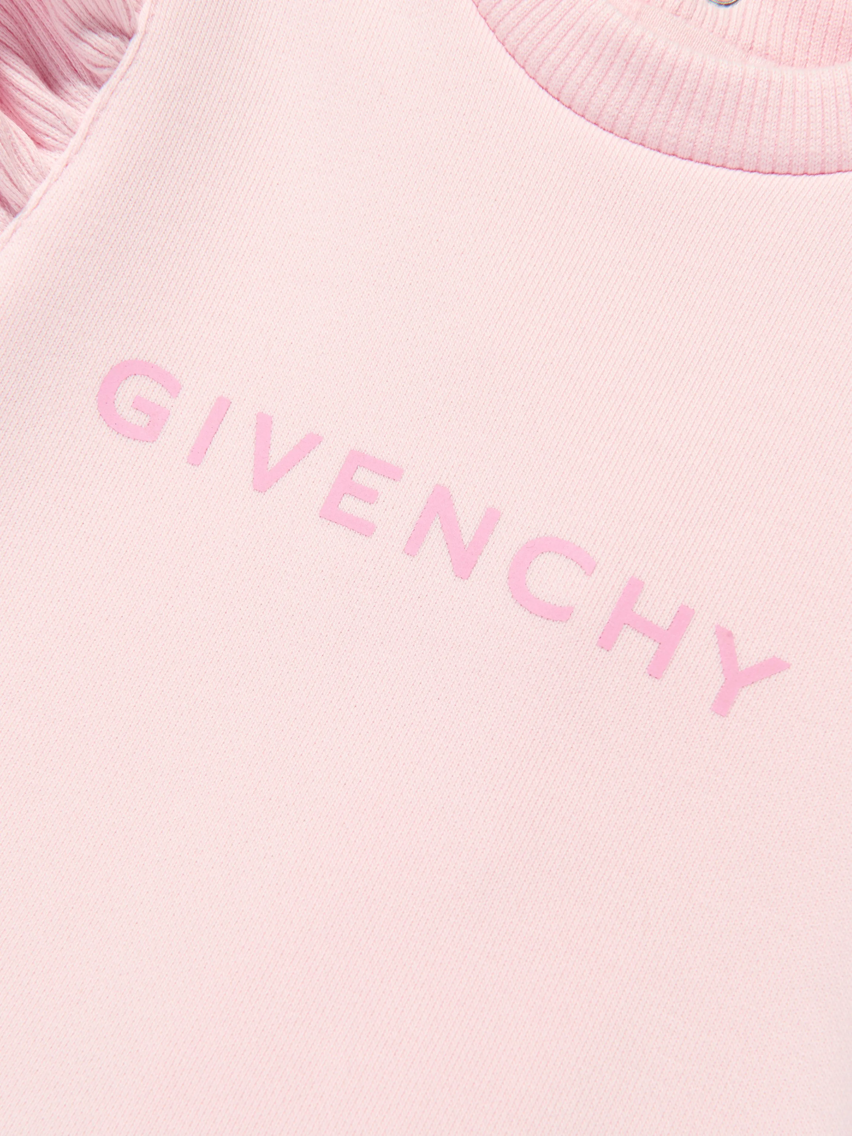 Givenchy Baby Girls Ruffle Sweater Dress in Pink