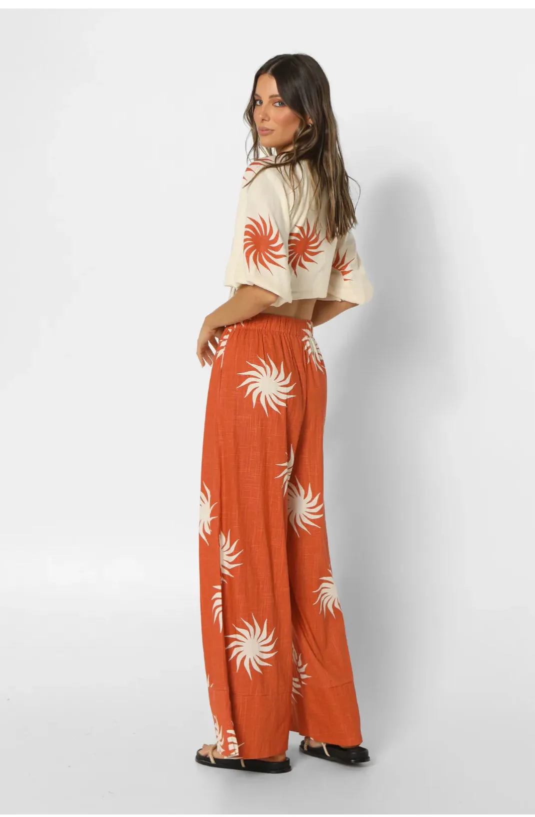 Lost in Lunar - Drawstring Wide Leg Pant
