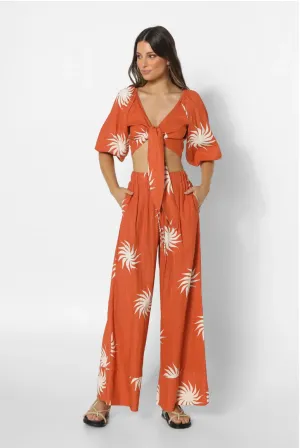 Lost in Lunar - Drawstring Wide Leg Pant