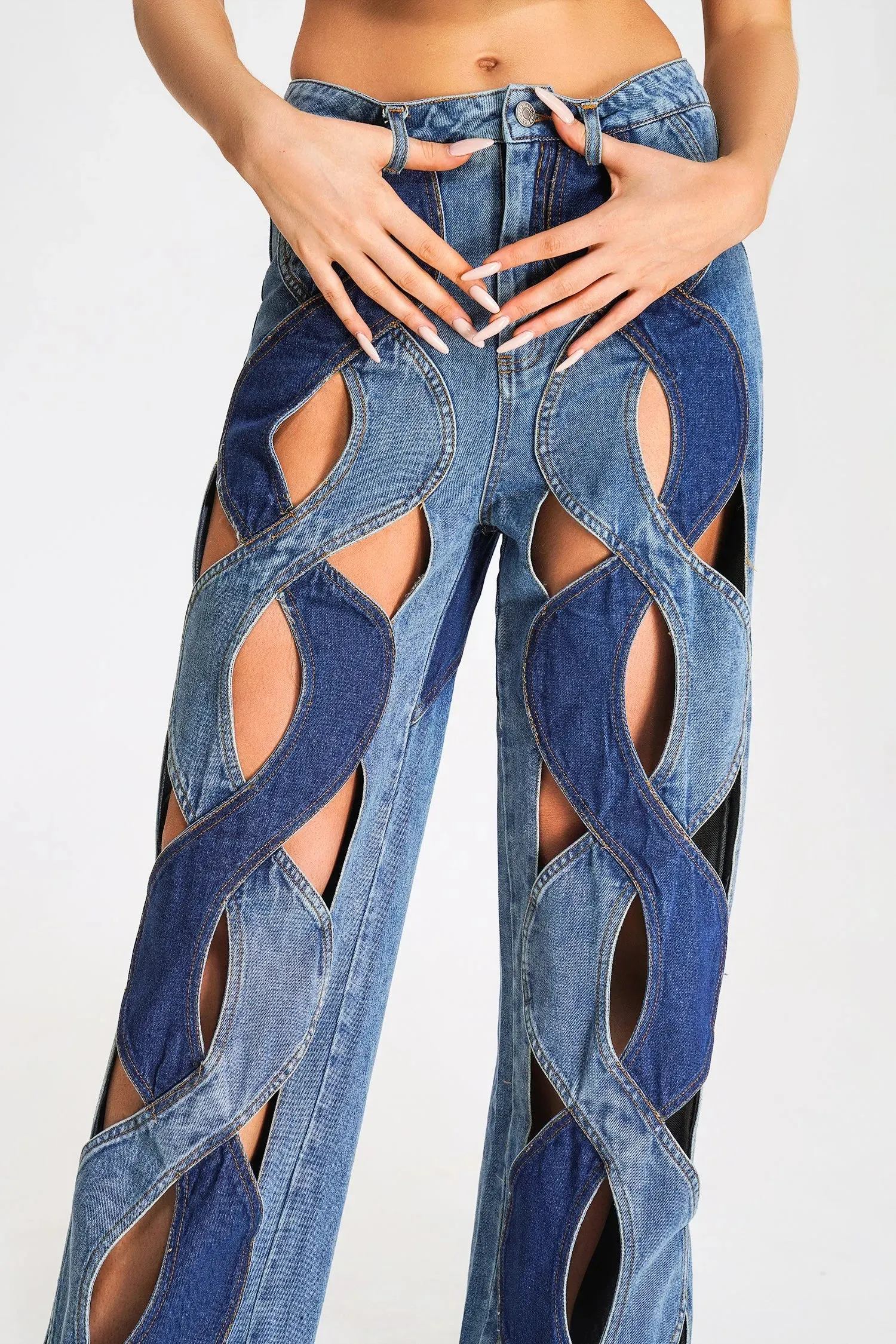 Maggie Cutout Jeans