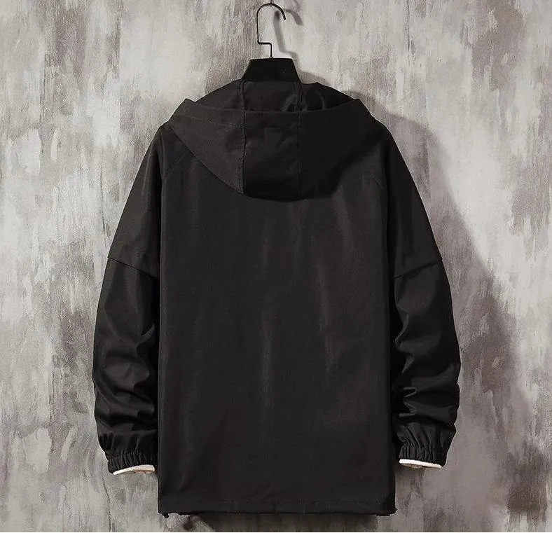 Men Hooded Casual Windbreaker Jackets