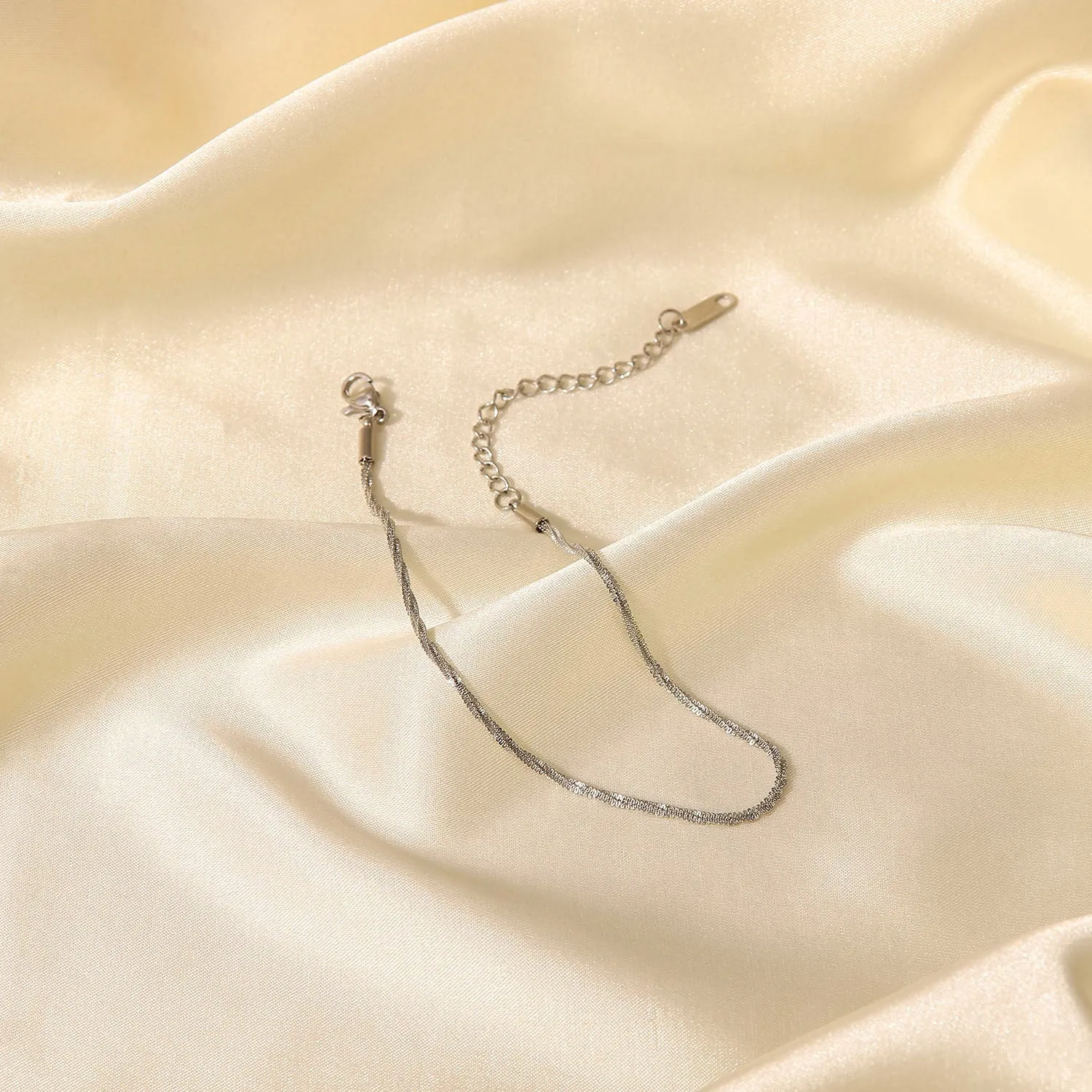 Minimalist Stainless Steel Anklet