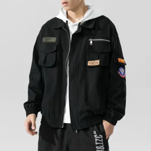 New Loose Casual Workwear Bomber Jacket
