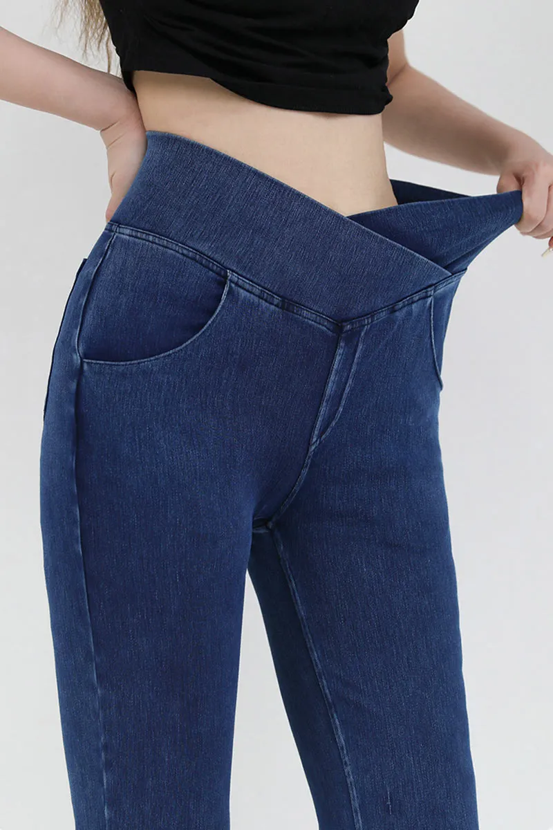 PK0682 Bootcut Workout Denim Pants