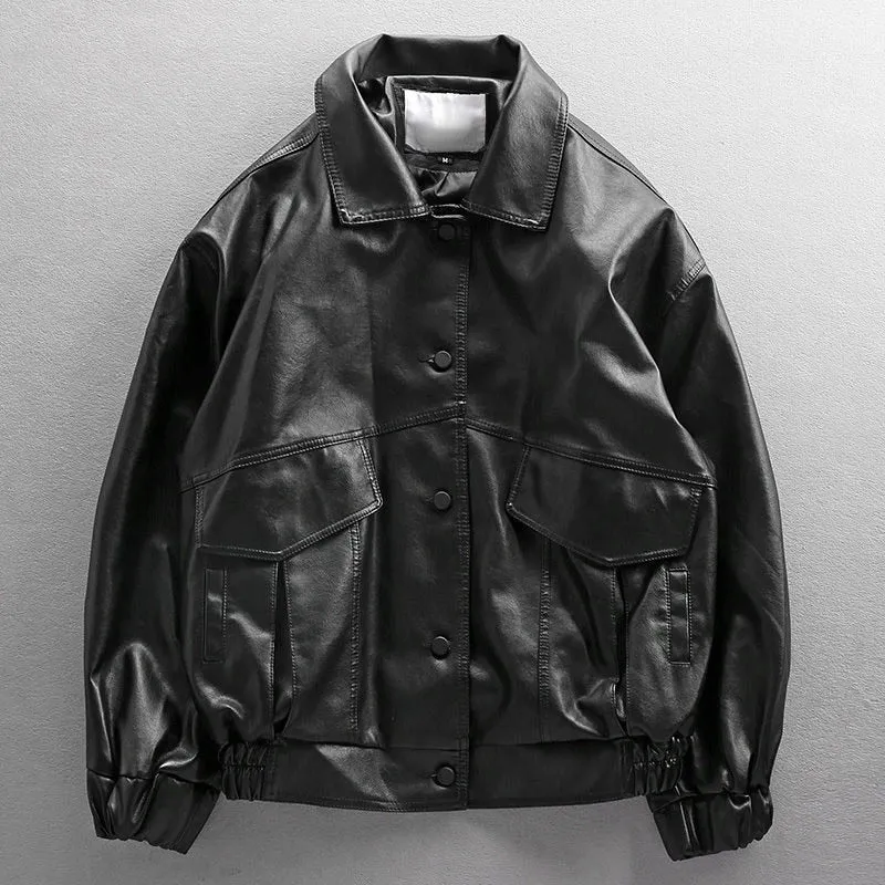 Toxyno Motorcycle PU Leather Jacket